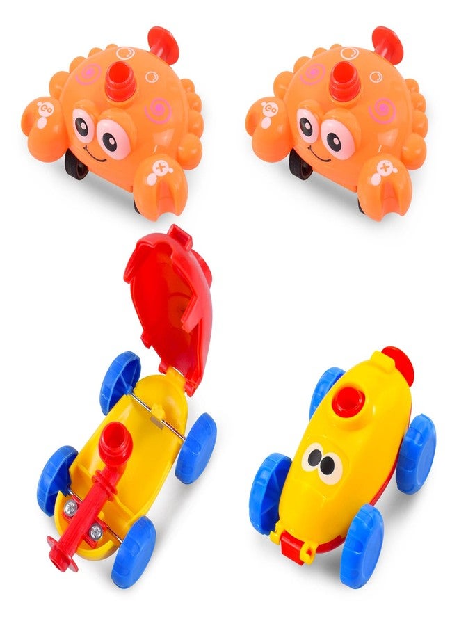 BAKAM Toddler Toys 3-4 for Boys Girls, Balloon Launcher & Powered Car Set, Fun Toddlers STEM Toy Balloon Pump Cars Racer Kit for Kids 3-5 (Frog) - Image 3